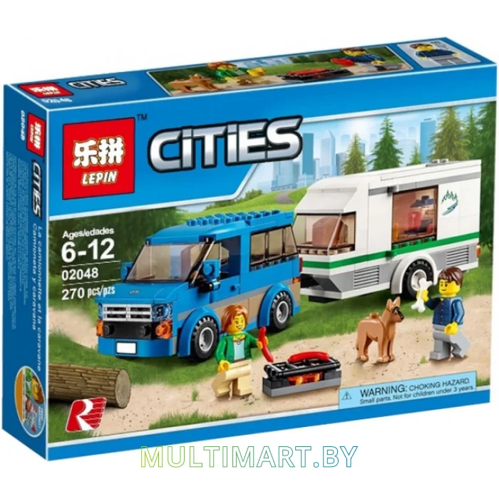 Конструктор Lepin 02048 Фургон для путешествий (270 деталей)